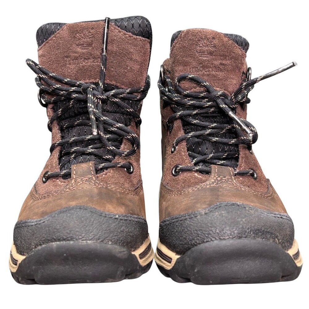 Timberland Toddler Waterproof Hiking Boots Size 12 Leather & Man-Made Upper Brow